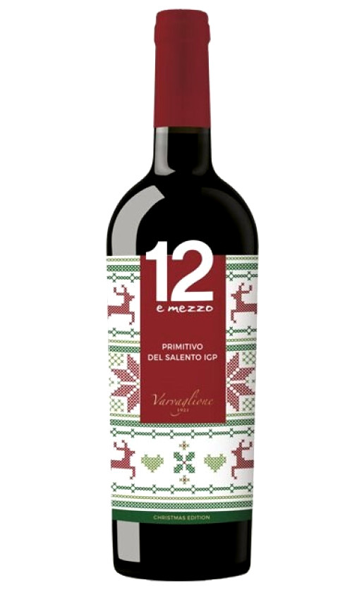 12 e Mezzo Primitivo del Salento 2016 New Year Design