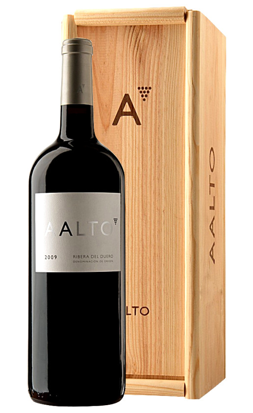 Aalto Ribera del Duero 2009 wooden box
