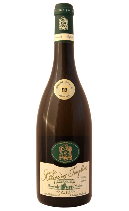 Abbaye des Templiers Muscadet Sevre et Maine Sur Lie АОC