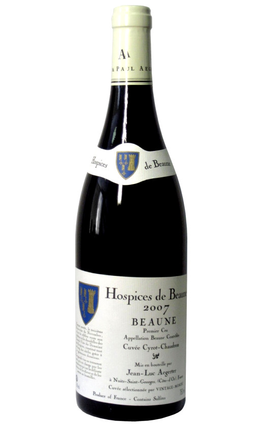 Aegerter Beaune 1-er Cru Hospices de Beaune Cuvee Cyrot-Chaudron 2007
