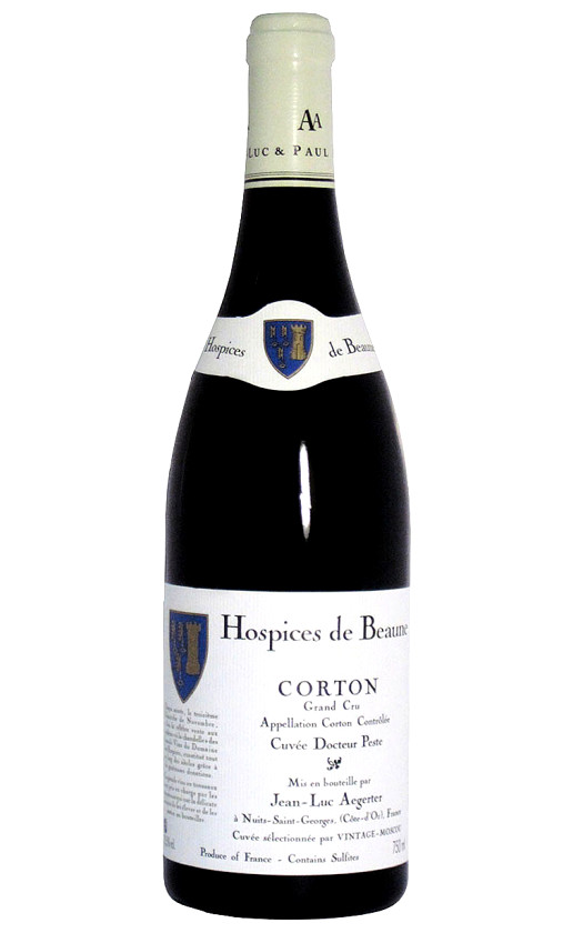 Aegerter Hospices de Beaune Corton Grand Cru Cuvee Docteur Peste 2010