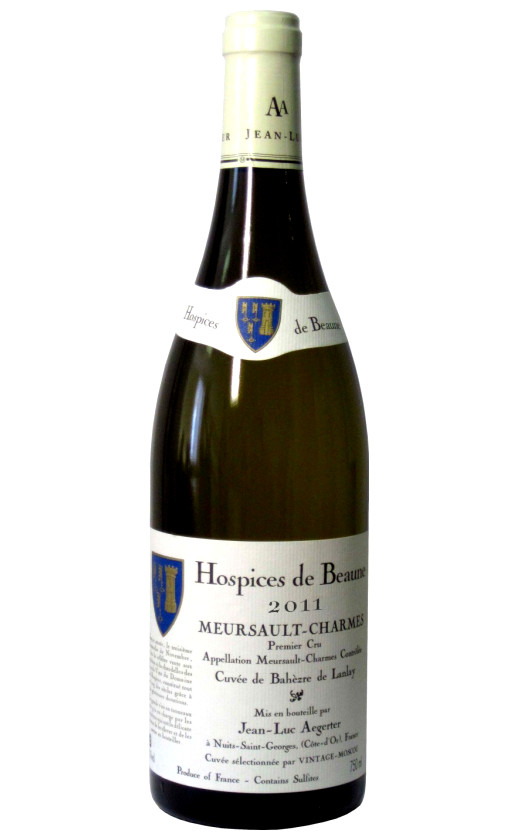 Aegerter Meursault-Charmes 1-er Cru Hospices de Beaune Cuvee de Bahezre de Lanlay 2011