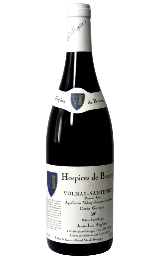 Aegerter Volnay-Santenots 1er Cru Hospices de Beaune Cuvee Gauvain 2008