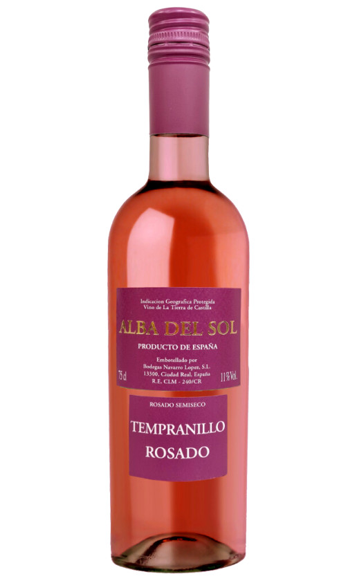 Alba del Sol Tempranillo Rosado Tierra de Castilla