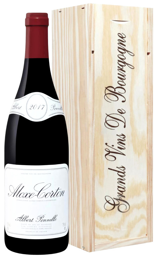 Albert Ponnelle Aloxe-Corton 2017 wooden box