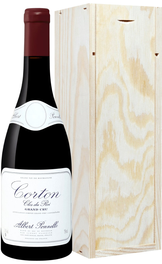 Albert Ponnelle Corton Grand Cru Clos du Roi 2016 wooden box