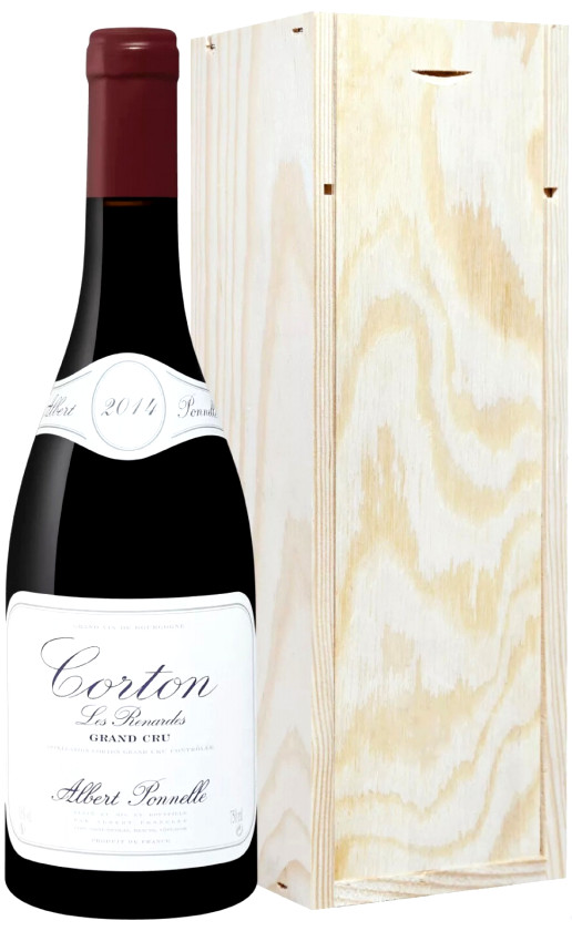 Albert Ponnelle Corton Grand Cru Les Renardes 2014 wooden box