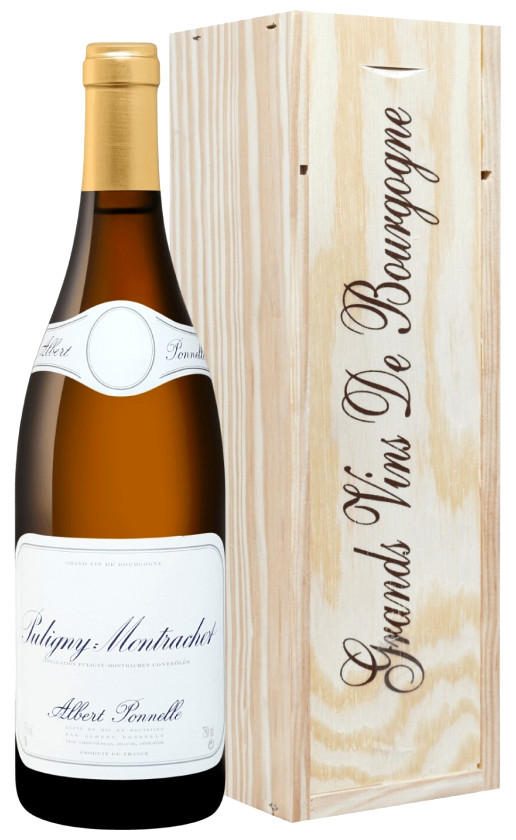 Albert Ponnelle Puligny-Montrachet 2018 wooden box