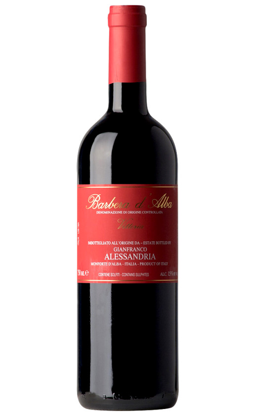 Alessandria Gianfranco Barbera d'Alba Vittoria 2007