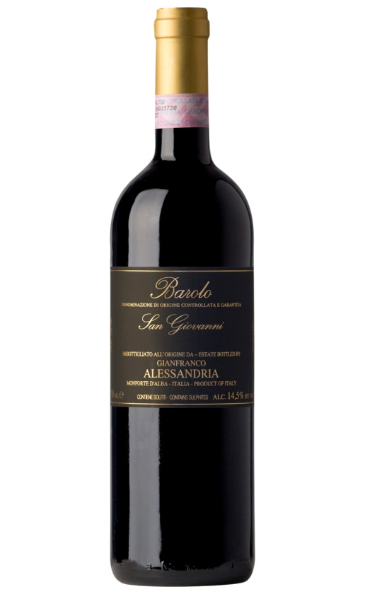 Alessandria Gianfranco Barolo San Giovanni 2014