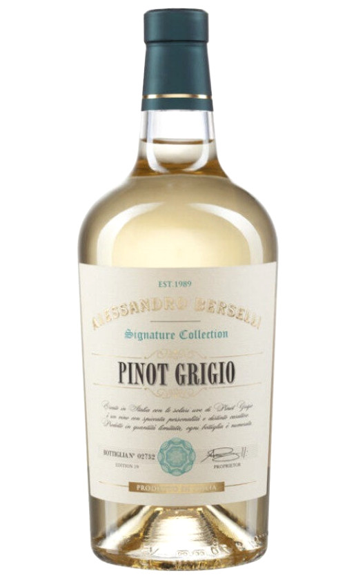 Alessandro Berselli Signature Collection Pinot Grigio Collio 2019