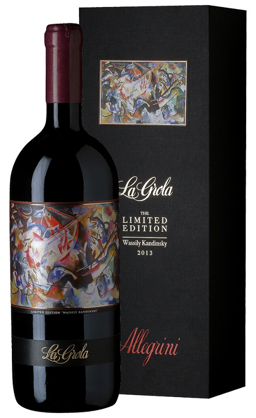 Allegrini La Grola Limited Edition Wassily Kandinsky Veronese 2013 gift box