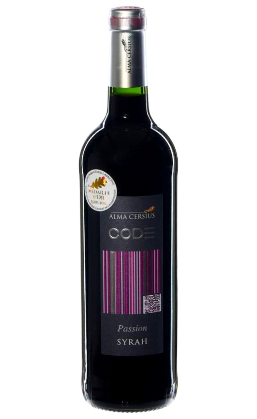 Alma Cersius Code Passion Syrah Pays d'Oc