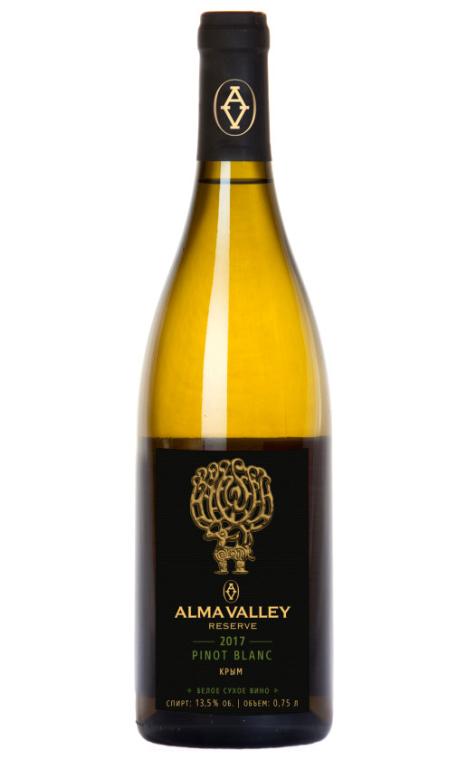 Alma Valley Reserve Pinot Blanc 2017