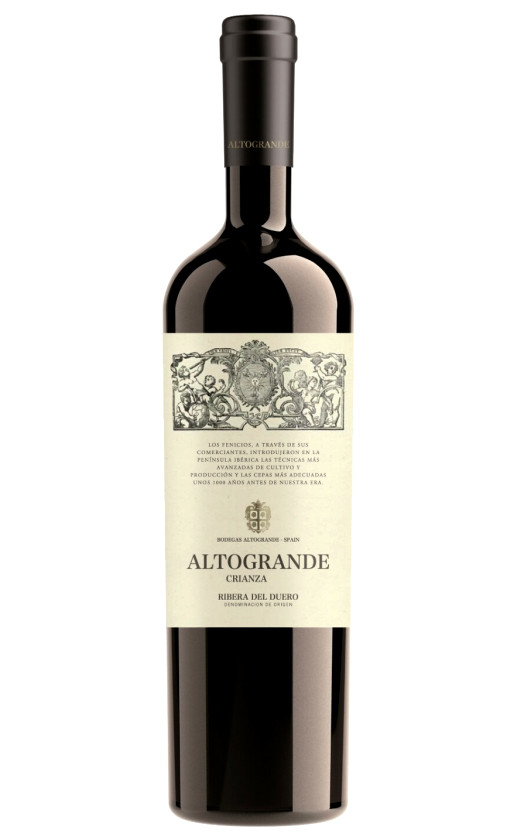 Altogrande Crianza Ribera del Duero 2015