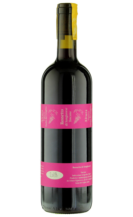 Altura Vigneto Rossetto di Sangiovese Toscana 2018