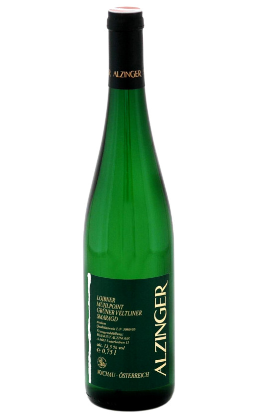 Alzinger Gruner Veltliner Muhlpoint Smaragd 2019