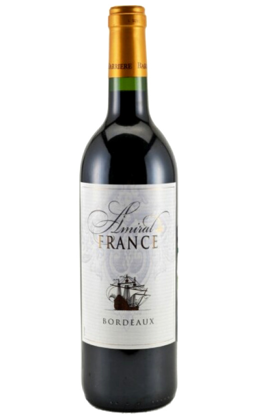 Amiral de France rouge Bordeaux 2009