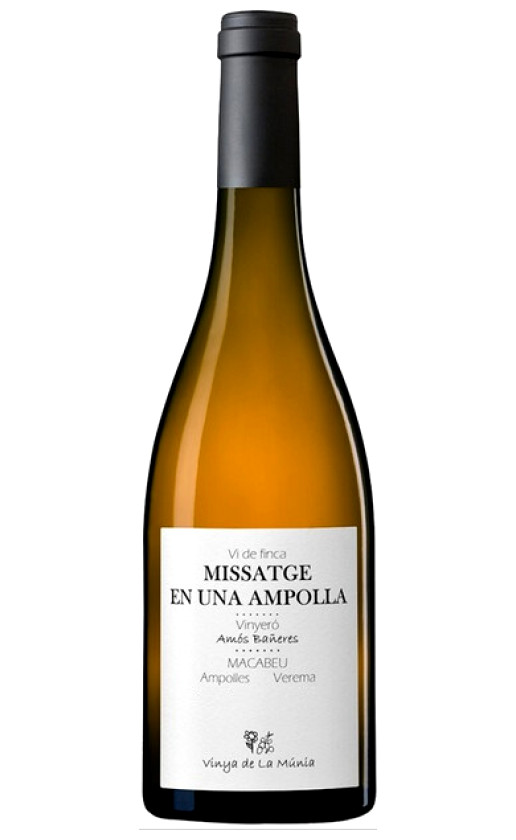 Amos Baneres Missatge En Una Ampolla Penedes 2017