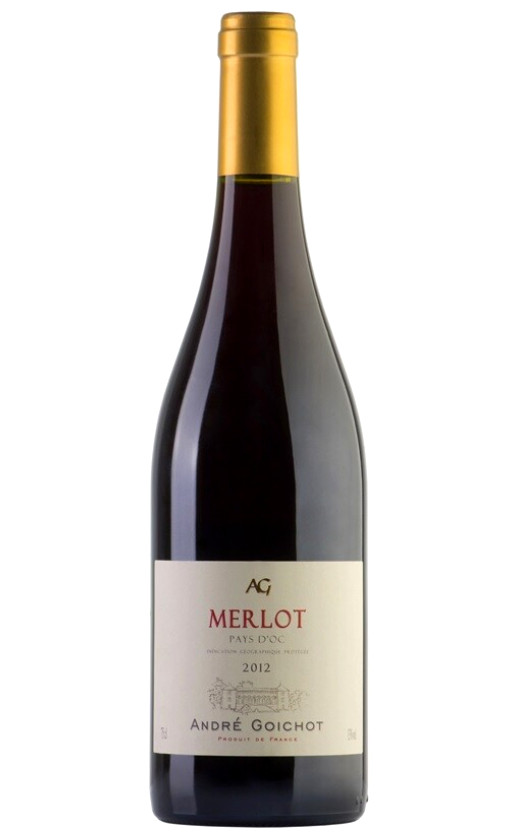 Andre Goichot Merlot Pays d'Oc 2012
