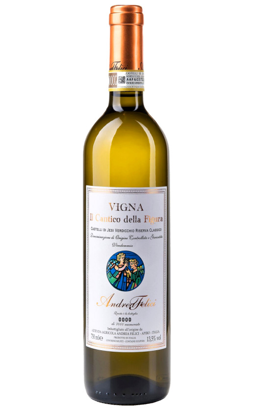 Andrea Felici Vigna Il Cantico della Figura Verdicchio dei Castelli di Jesi Riserva Classico 2016