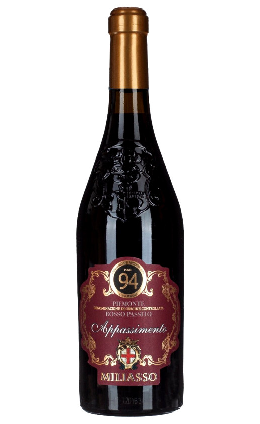 Angelo Rocca e Figli Miliasso Appassimento Piemonte Rosso Passito 2018