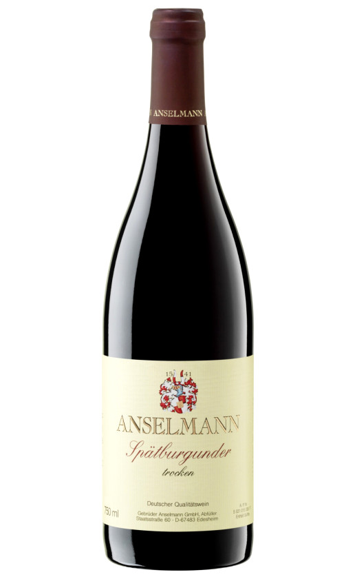 Anselmann Spatburgunder Trocken 2018