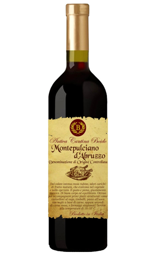 Antica Cantina Boido Montepulciano d'Abruzzo