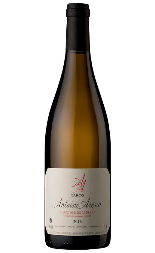 Antoine Arena Carco Vermentino Patrimonio 2016