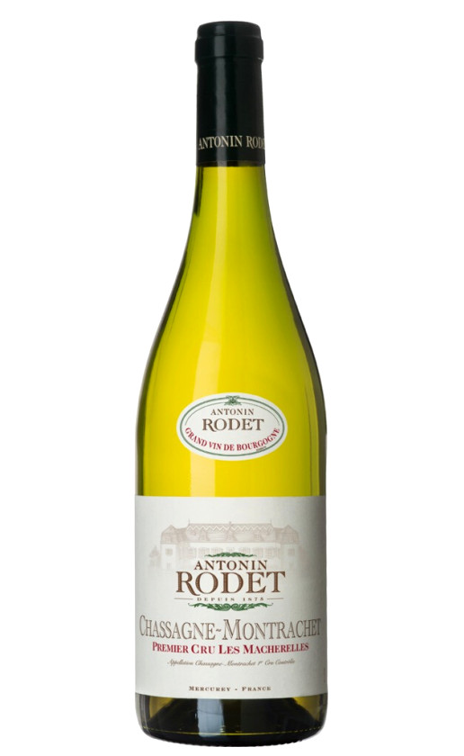 Antonin Rodet Chassagne-Montrachet Premier Cru Les Macherelles 2015