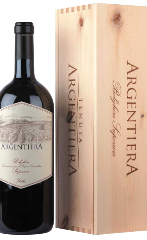 Argentiera Bolgheri Superiore 2018 wooden box