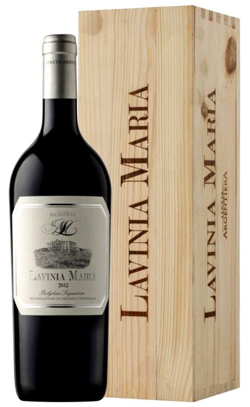 Argentiera Lavinia Maria Bolgheri 2012 wooden box