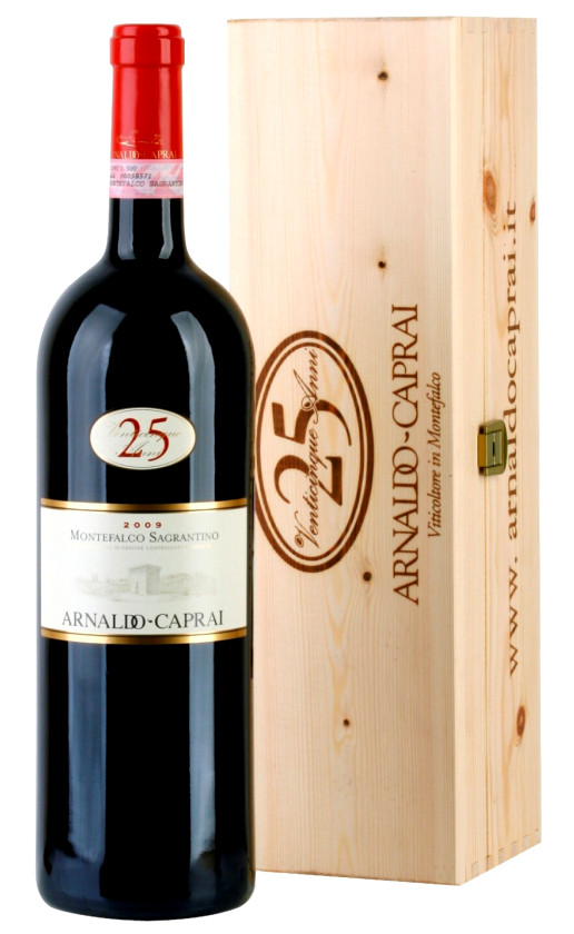 Arnaldo Caprai 25 Anni Montefalco Sagrantino 2010 wooden box