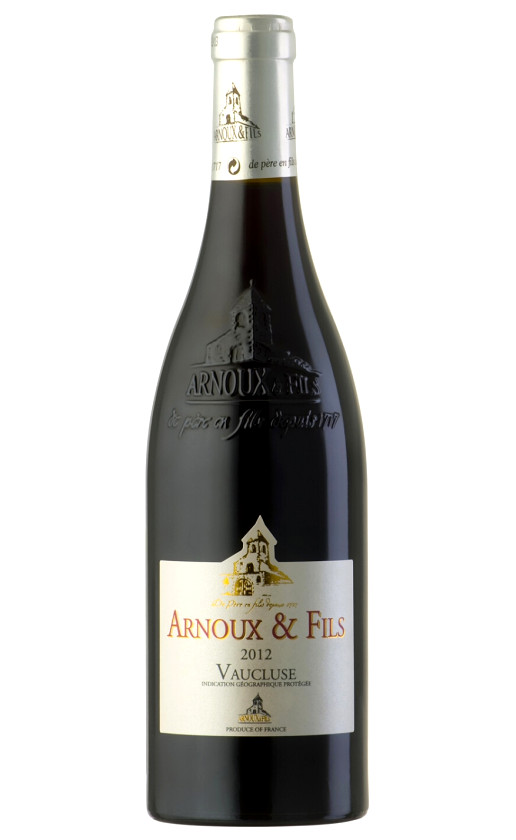 Arnoux Fils Vaucluse Rouge 2012