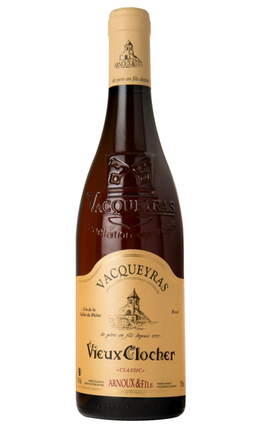 Arnoux Fils Vieux Clocher Rose Vacqueyras 2011