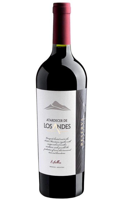 Atardecer de Los Andes Reserva Malbec