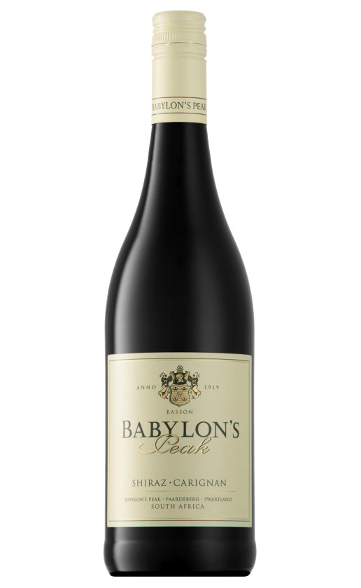 Babylon's Peak Shiraz-Carignan Swartland 2016