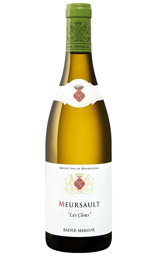 Bader-Mimeur Meursault Les Clous 2013