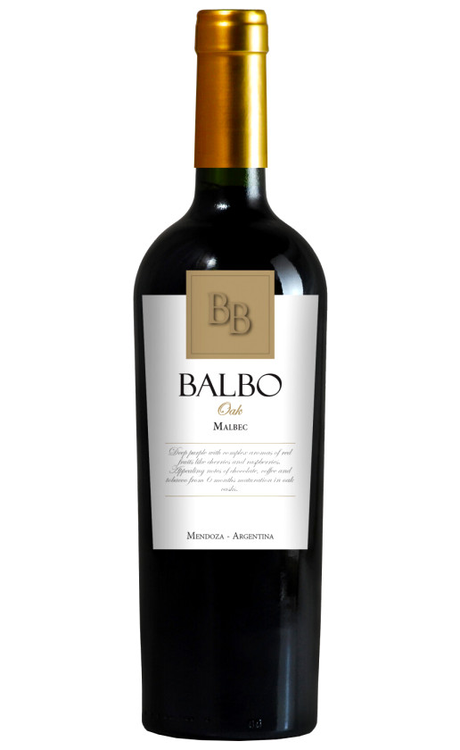Balbo Oak Malbec 2018