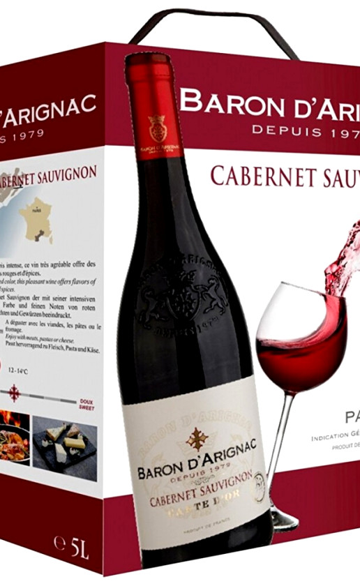 Baron d'Arignac Cabernet Sauvignon bag-in-box