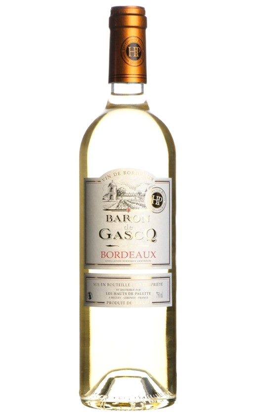 Baron de Gascq Blanc Moelleux Bordeaux