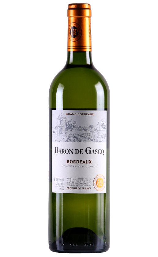 Baron de Gascq Blanc Sec Bordeaux