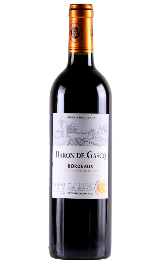 Baron de Gascq Rouge Sec Bordeaux