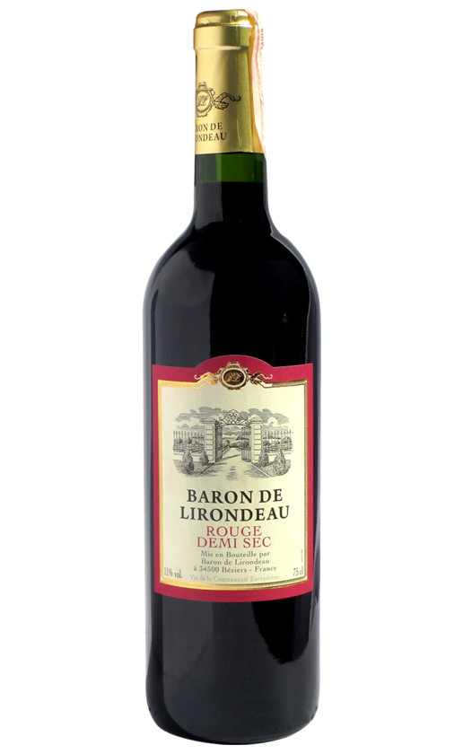 Baron de Lirondeau Rouge Demi Sec