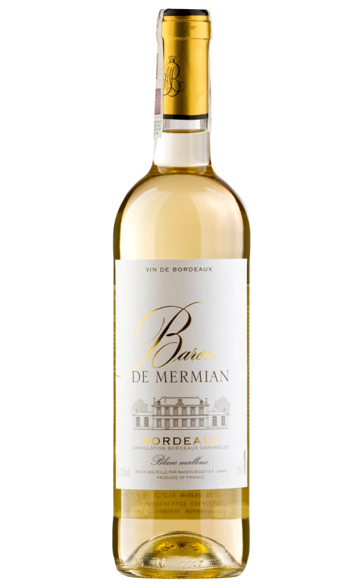 Baron de Mermian Blanc Moelleux Bordeaux