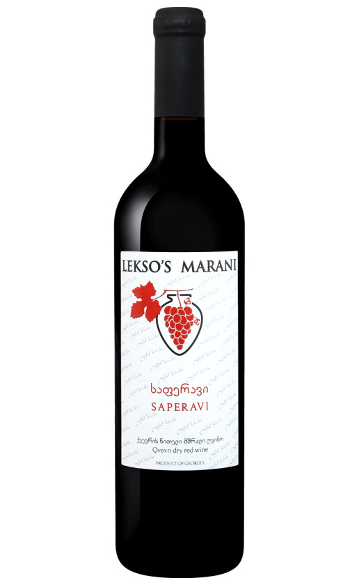 Batono Lekso's Marani Saperavi Qvevri 2018