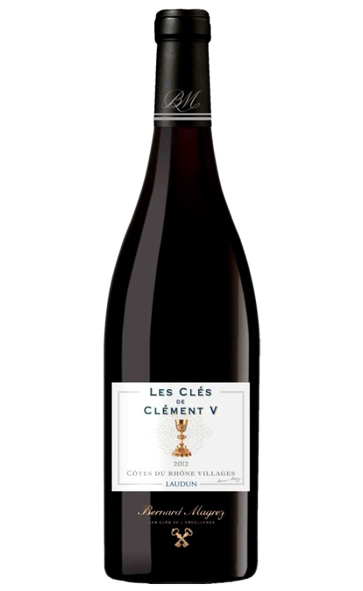 Bernard Magrez Les Cles de Clement V Cotes du Rhone 2012