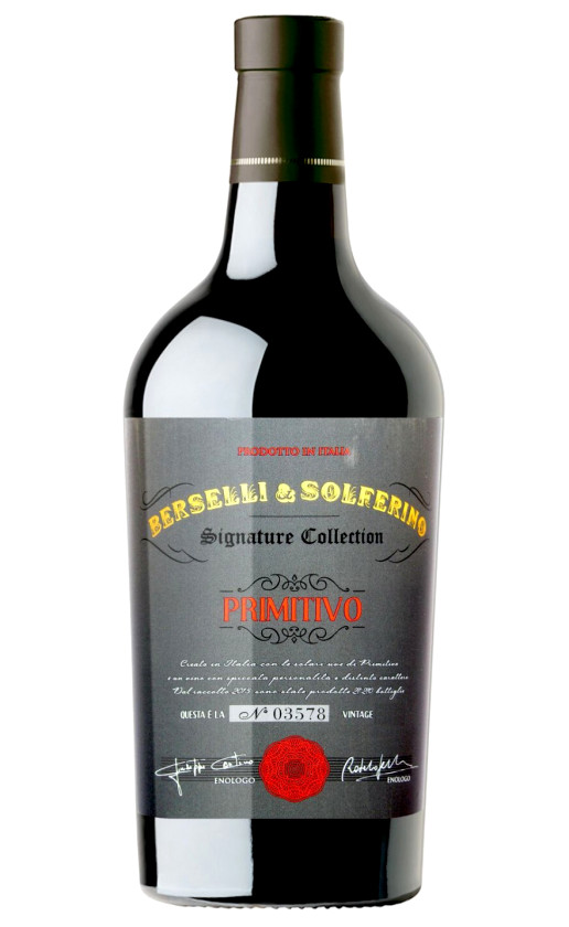 Berselli Solferino Primitivo Salento 2017