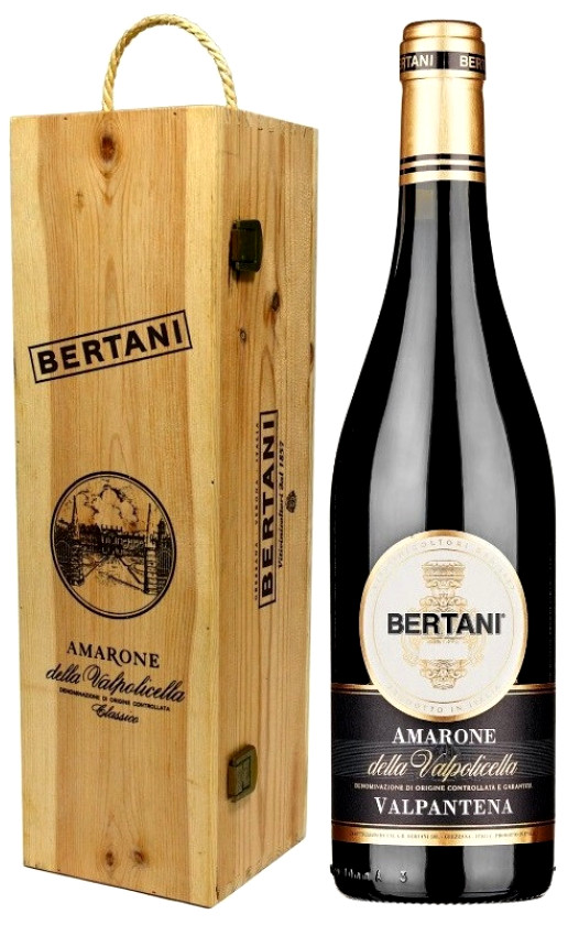 Bertani Amarone della Valpolicella Valpantena 2018 wooden box