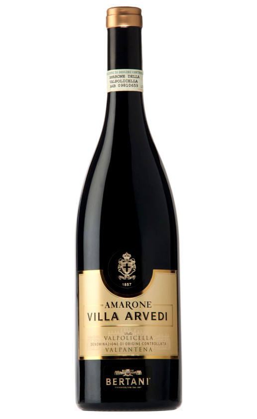 Bertani Amarone Della Valpolicella Valpantena Villa Arvedi 2008